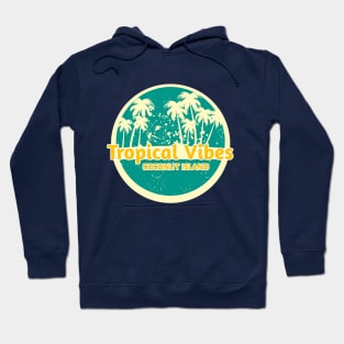 Tropical Vibes On Coconut Island Hoodie